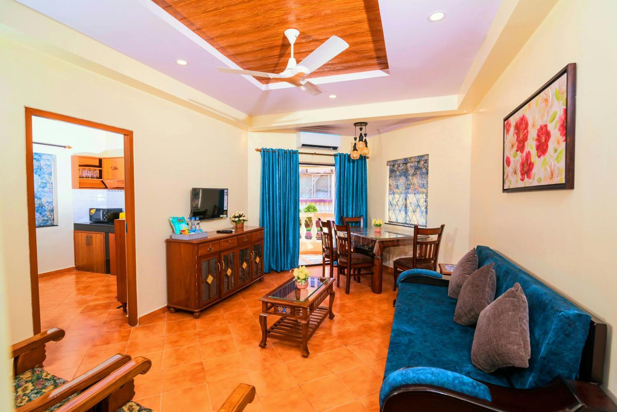 'Golden Sea Shell' 1 Bhk Beach Apartment Benaulim Dış mekan fotoğraf